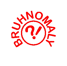 Bruhnomaly logo